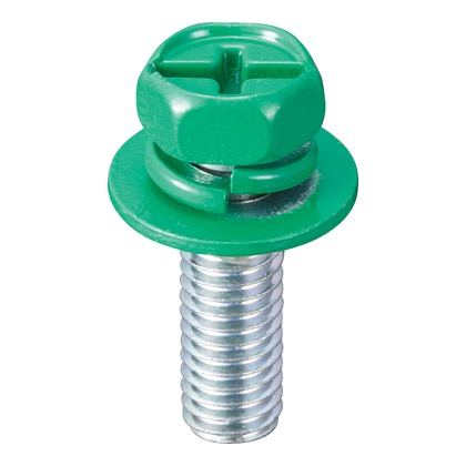 IRON GREEN BOLT(SEMS SCREW)