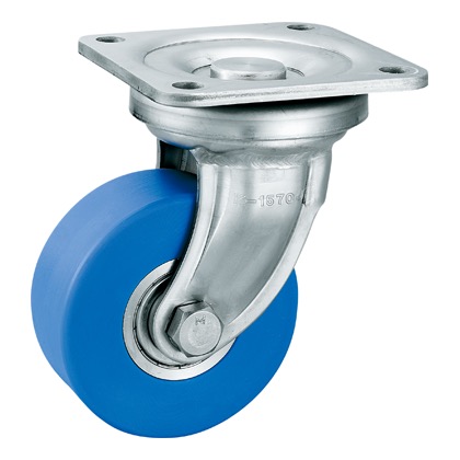 STAINLESS LOW-PROFILE HEAVY-DUTY SWIVEL CASTERS